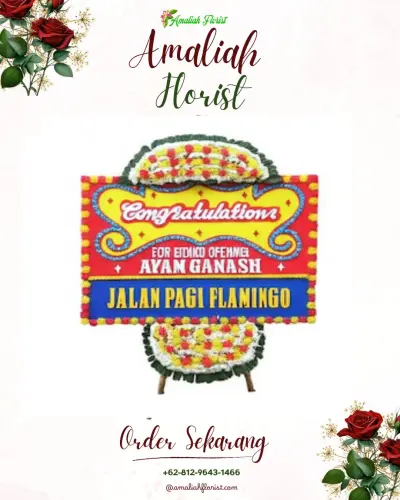 Bunga Papan Congratulation di Asinan